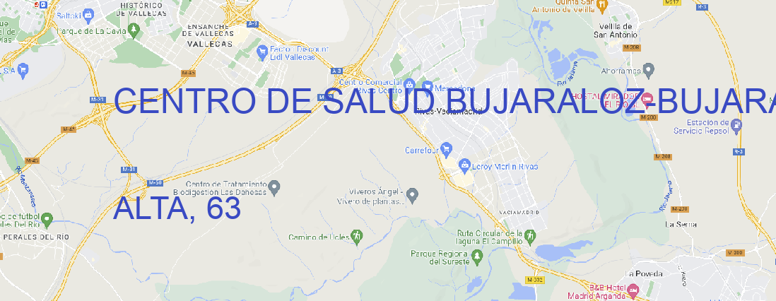 Oficina CENTRO DE SALUD BUJARALOZ BUJARALOZ