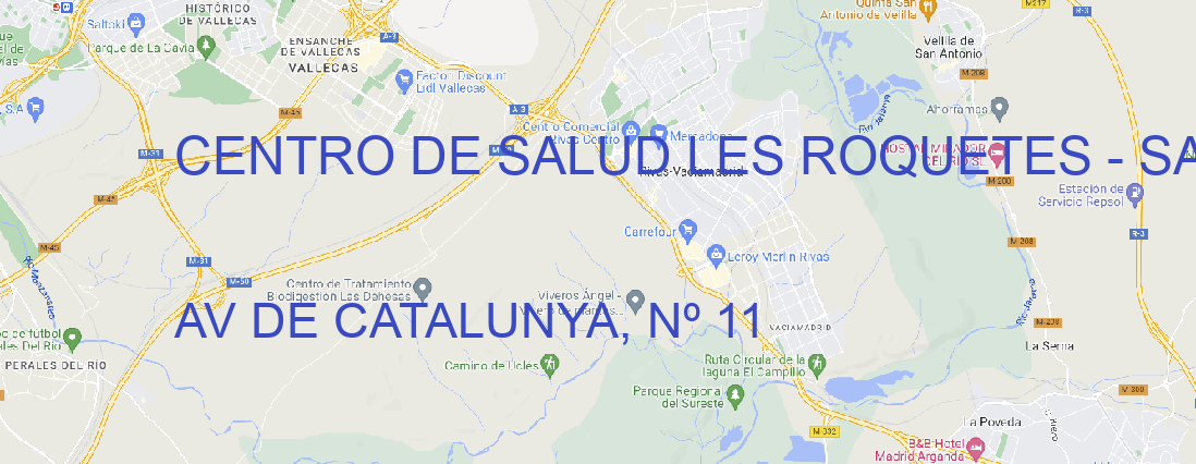 Oficina CENTRO DE SALUD LES ROQUETES - SANT PERE DE RIBES Sant Pere de Ribes