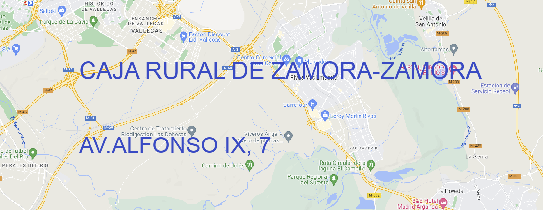 Oficina CAJA RURAL DE ZAMORA ZAMORA