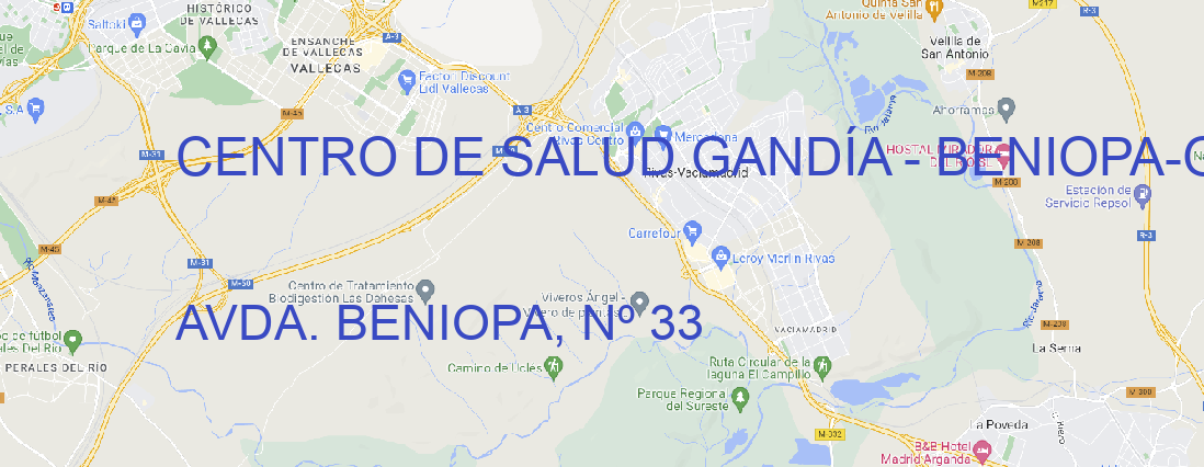 Oficina CENTRO DE SALUD GANDÍA - BENIOPA Gandia