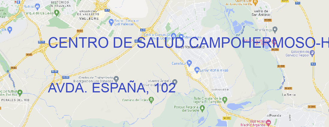 Oficina CENTRO DE SALUD CAMPOHERMOSO HUMANES DE MADRID