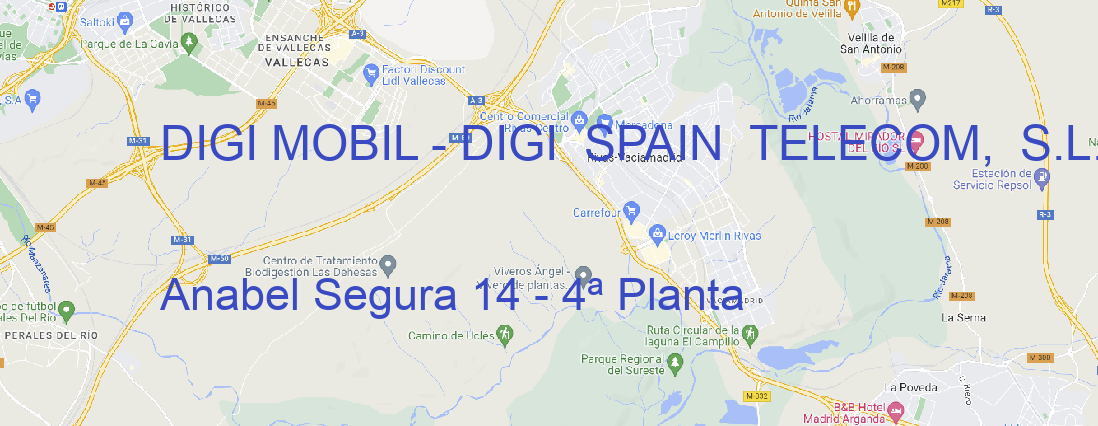 Oficina DIGI MOBIL - DIGI  SPAIN  TELECOM,  S.L.U Alcobendas