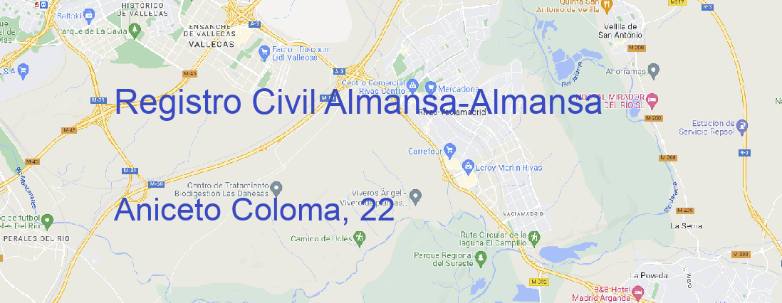 Oficina Registro Civil Almansa Almansa