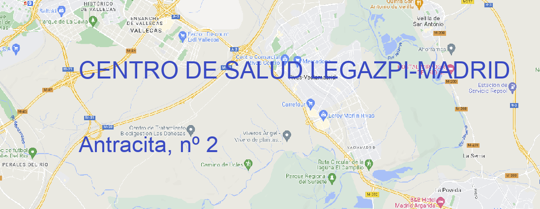 Oficina CENTRO DE SALUD LEGAZPI MADRID