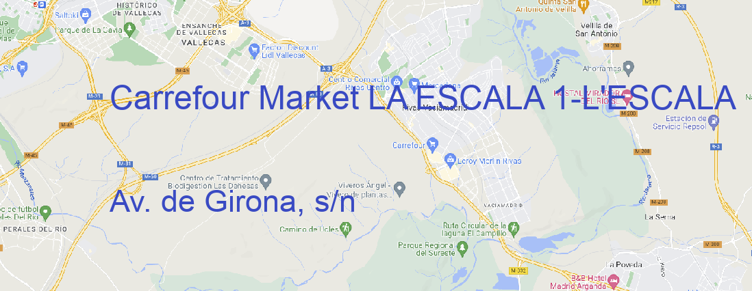 Tienda Carrefour Market LA ESCALA 1 L'ESCALA