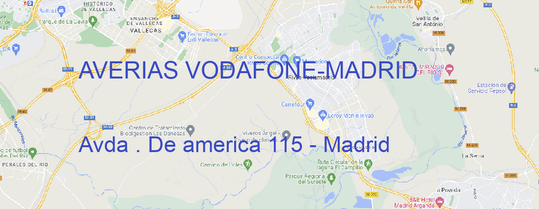 Oficina AVERIAS VODAFONE MADRID