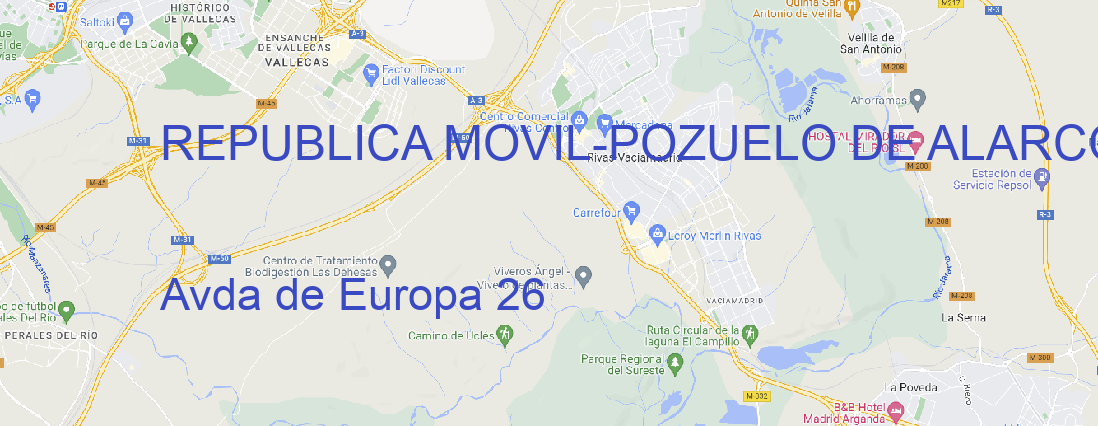 Oficina REPUBLICA MOVIL POZUELO DE ALARCON