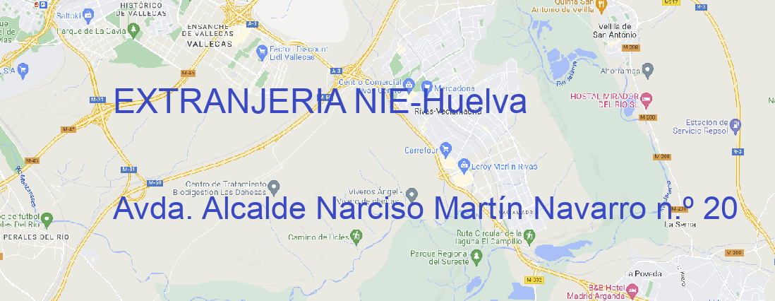 Oficina EXTRANJERIA NIE Huelva