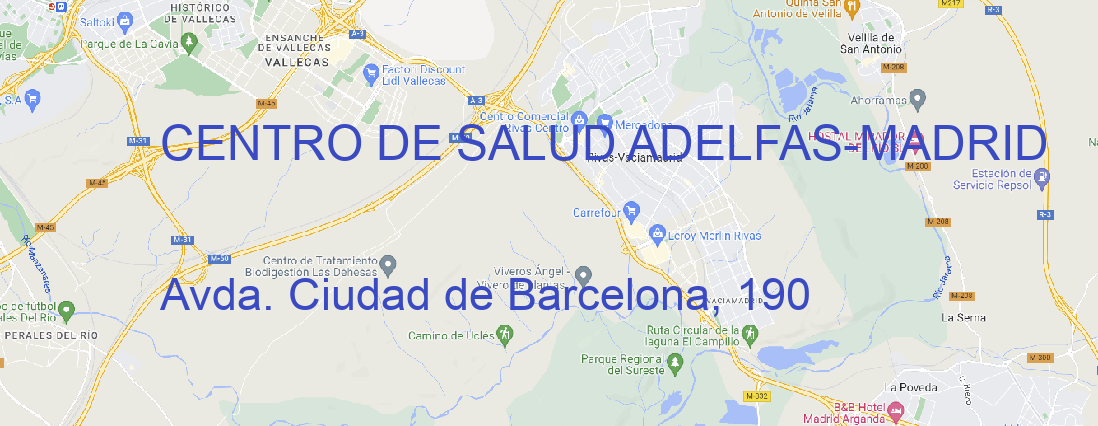 Oficina CENTRO DE SALUD ADELFAS MADRID