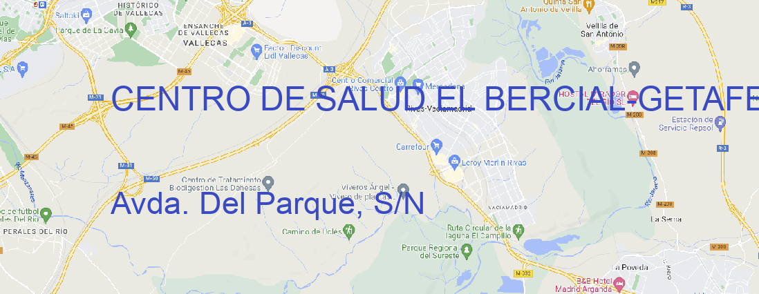 Oficina CENTRO DE SALUD EL BERCIAL GETAFE