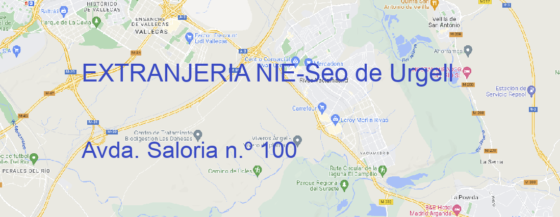 Oficina EXTRANJERIA NIE Seo de Urgell