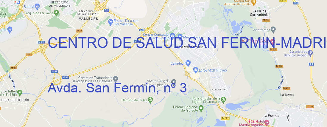 Oficina CENTRO DE SALUD SAN FERMIN MADRID