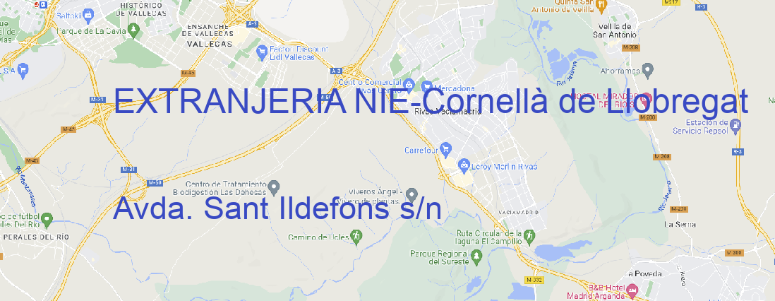 Oficina EXTRANJERIA NIE Cornellà de Llobregat
