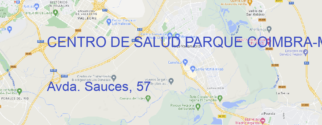 Oficina CENTRO DE SALUD PARQUE COIMBRA MÓSTOLES