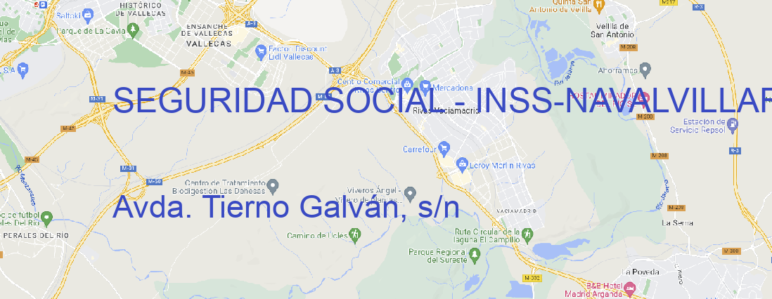 Oficina SEGURIDAD SOCIAL - INSS NAVALVILLAR DE PELA