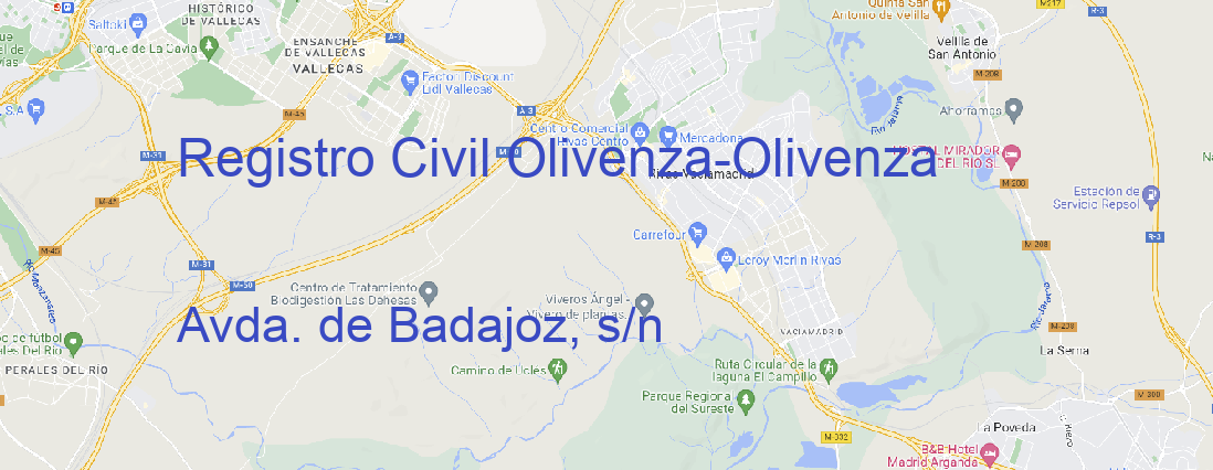 Oficina Registro Civil Olivenza Olivenza