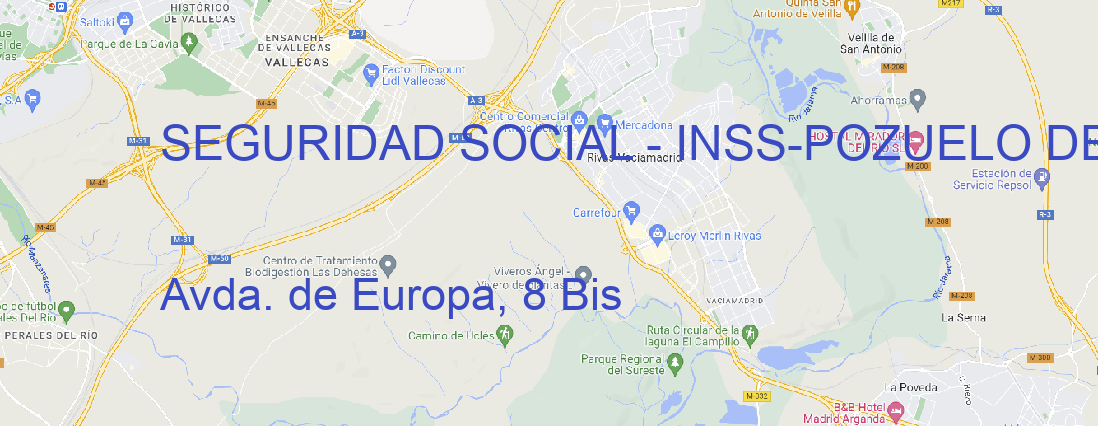 Oficina SEGURIDAD SOCIAL - INSS POZUELO DE ALARCON