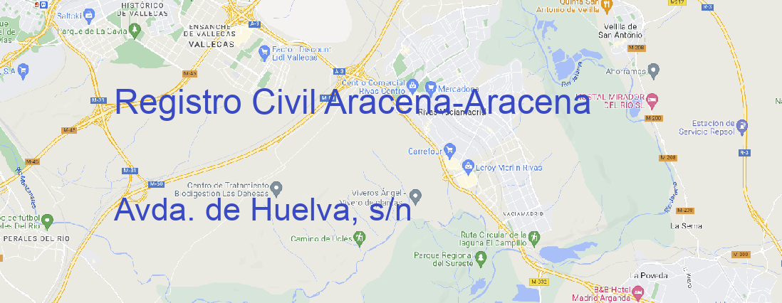 Oficina Registro Civil Aracena Aracena