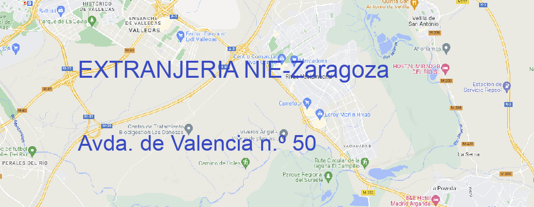 Oficina EXTRANJERIA NIE Zaragoza