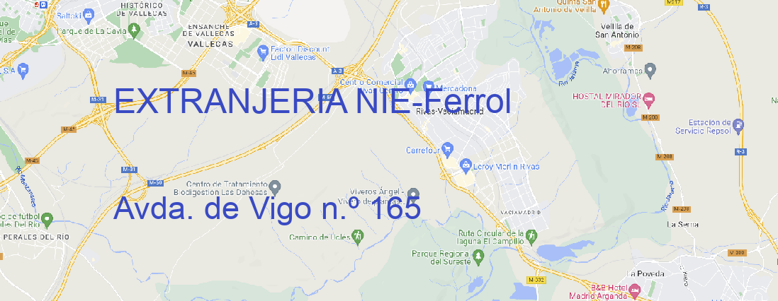 Oficina EXTRANJERIA NIE Ferrol