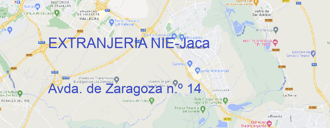 Oficina EXTRANJERIA NIE Jaca