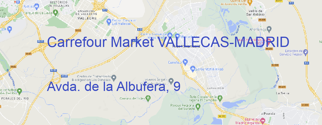 Tienda Carrefour Market VALLECAS MADRID