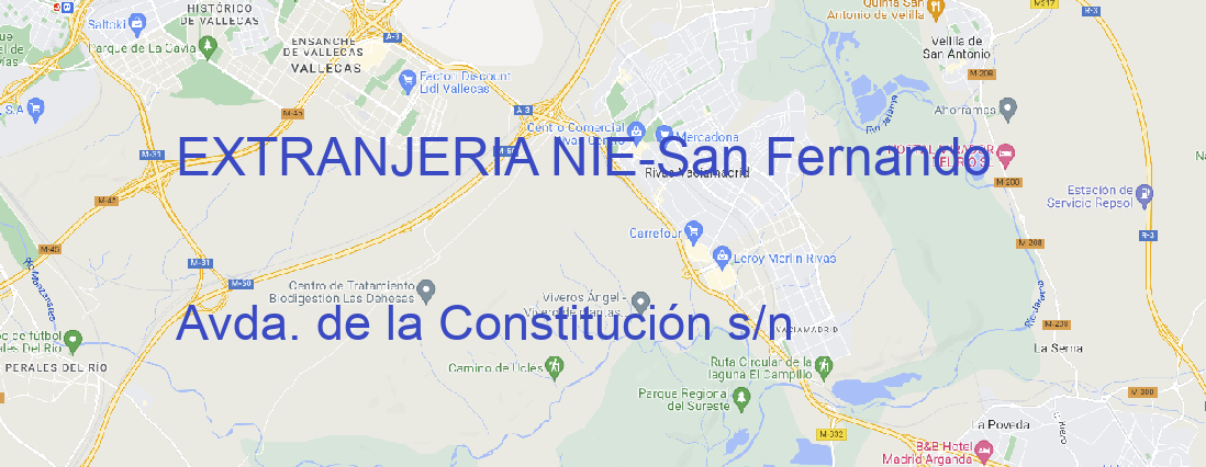 Oficina EXTRANJERIA NIE San Fernando