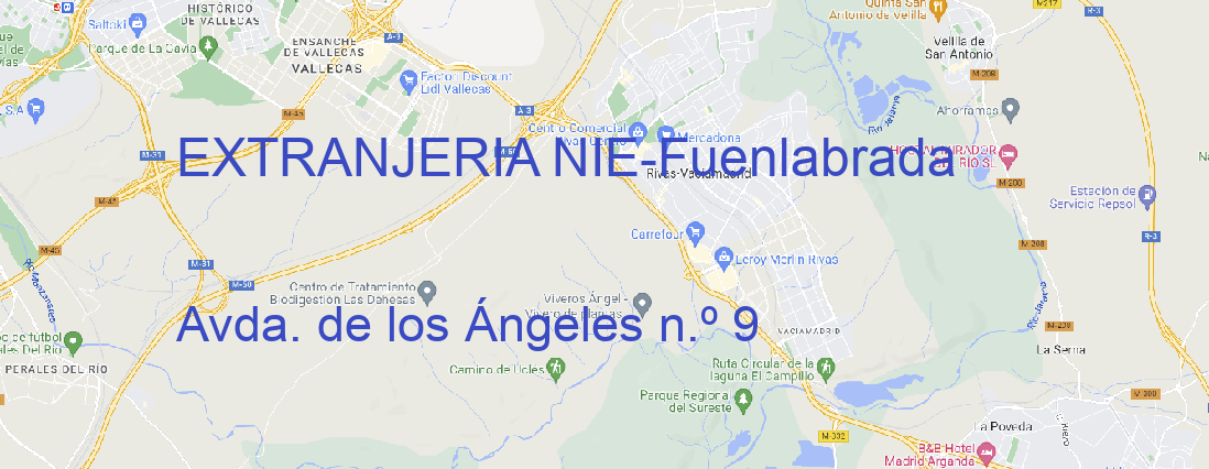 Oficina EXTRANJERIA NIE Fuenlabrada