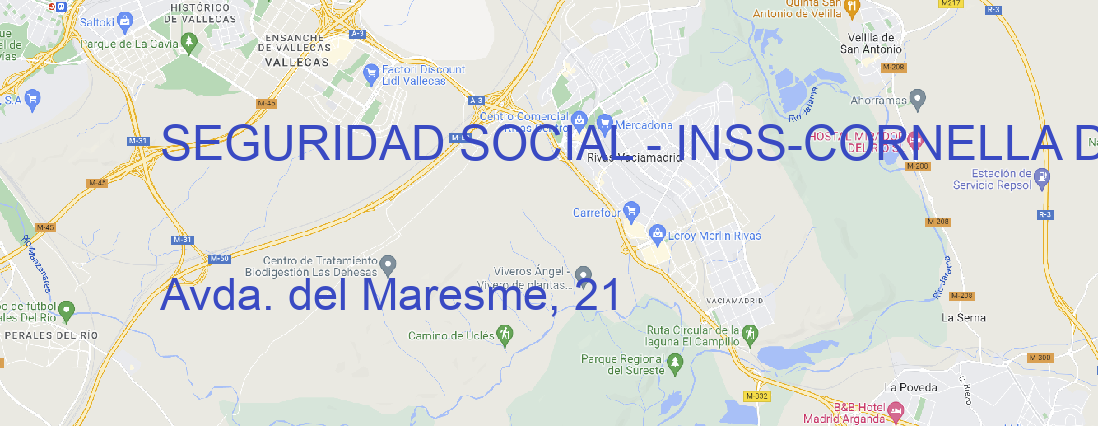 Oficina SEGURIDAD SOCIAL - INSS CORNELLA DE LLOBREGAT