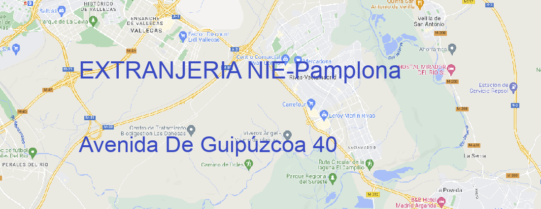 Oficina EXTRANJERIA NIE Pamplona