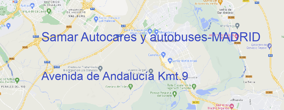 Oficina Samar Autocares y autobuses MADRID