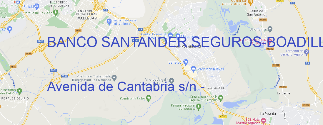 Oficina BANCO SANTANDER SEGUROS BOADILLA DEL MONTE