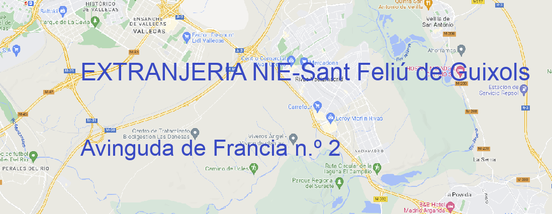 Oficina EXTRANJERIA NIE Sant Feliú de Guixols