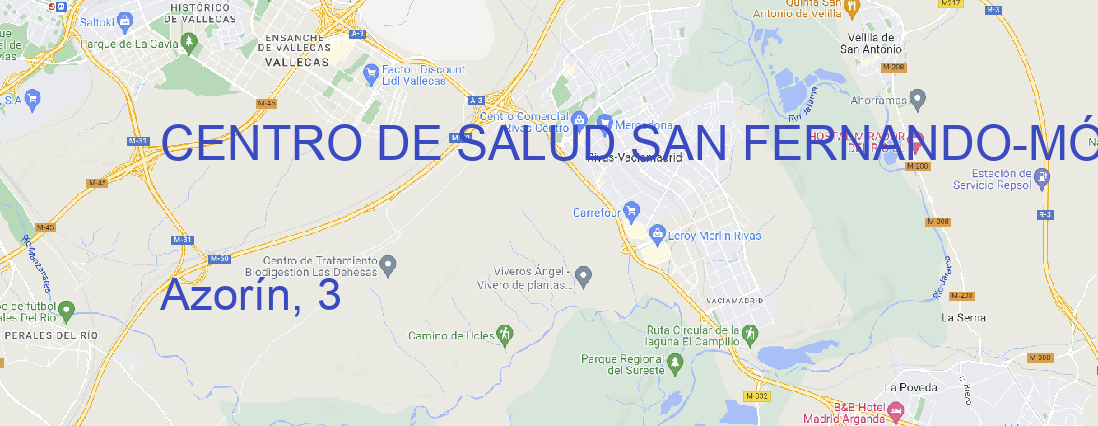 Oficina CENTRO DE SALUD SAN FERNANDO MÓSTOLES