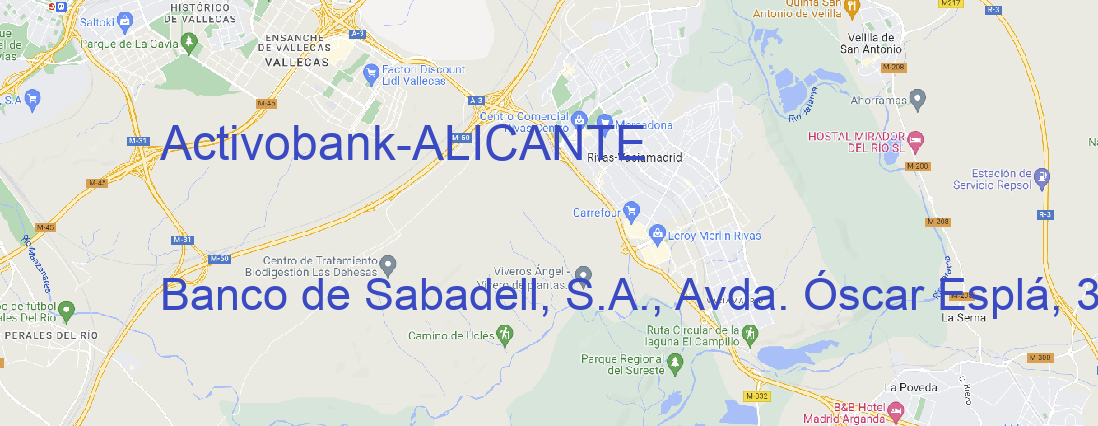 Oficina Activobank ALICANTE