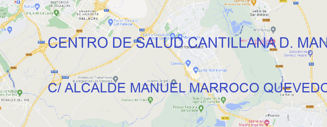 Oficina CENTRO DE SALUD CANTILLANA D. MANUEL MARROCO QUEVE Cantillana