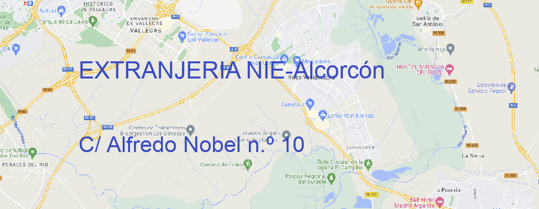 Oficina EXTRANJERIA NIE Alcorcón