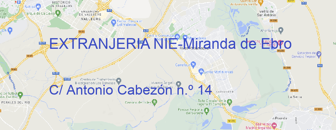 Oficina EXTRANJERIA NIE Miranda de Ebro