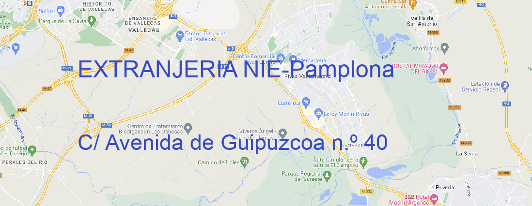 Oficina EXTRANJERIA NIE Pamplona