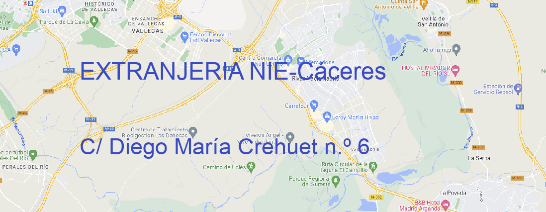 Oficina EXTRANJERIA NIE Cáceres