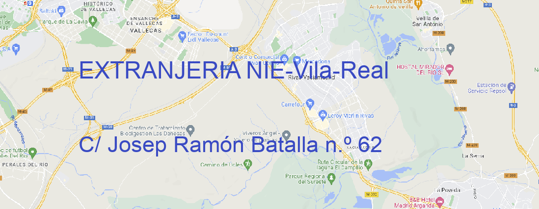 Oficina EXTRANJERIA NIE Vila-Real