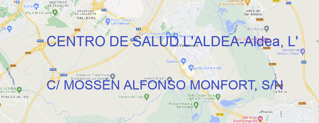 Oficina CENTRO DE SALUD L'ALDEA Aldea, L'