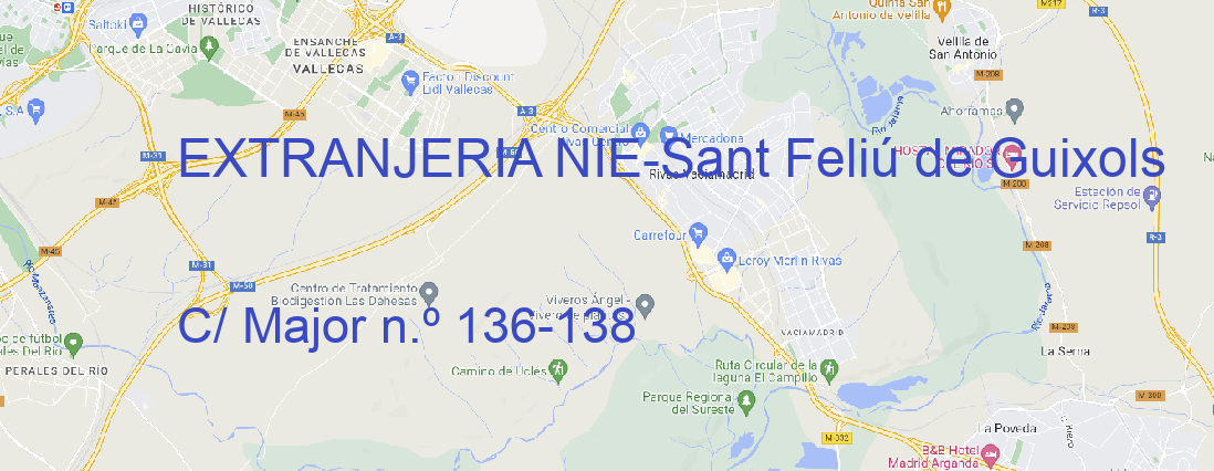 Oficina EXTRANJERIA NIE Sant Feliú de Guixols