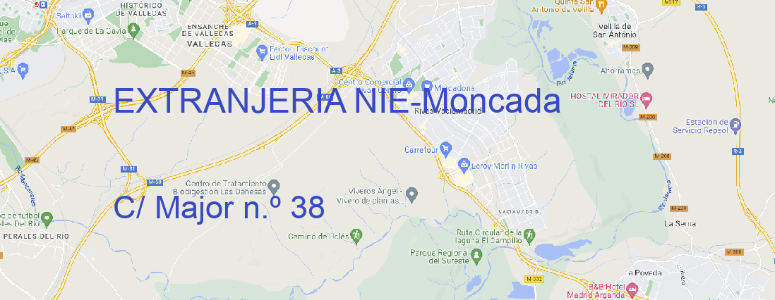 Oficina EXTRANJERIA NIE Moncada