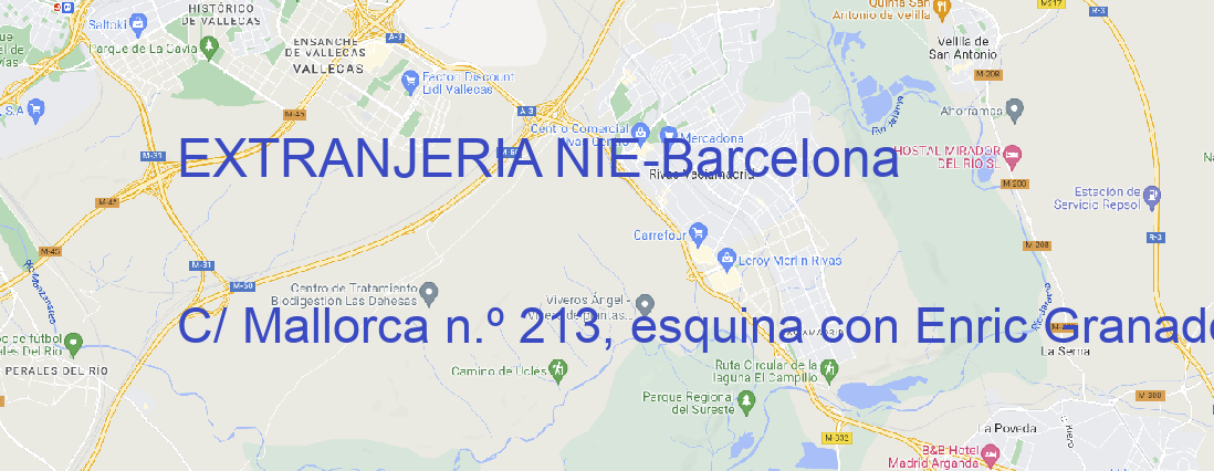 Oficina EXTRANJERIA NIE Barcelona