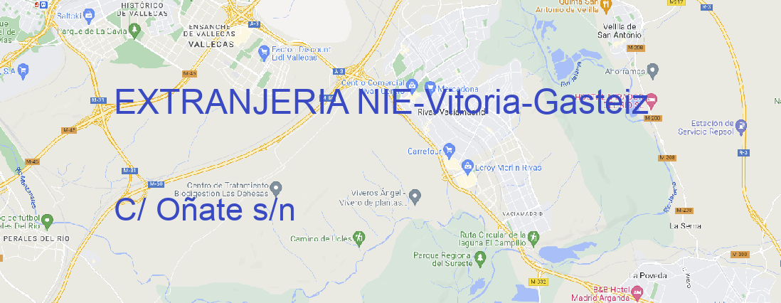 Oficina EXTRANJERIA NIE Vitoria-Gasteiz