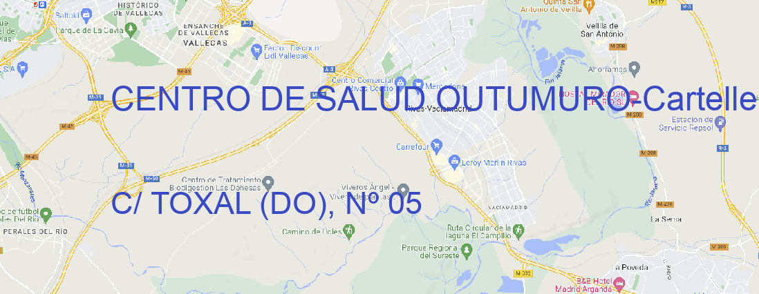 Oficina CENTRO DE SALUD OUTUMURO Cartelle