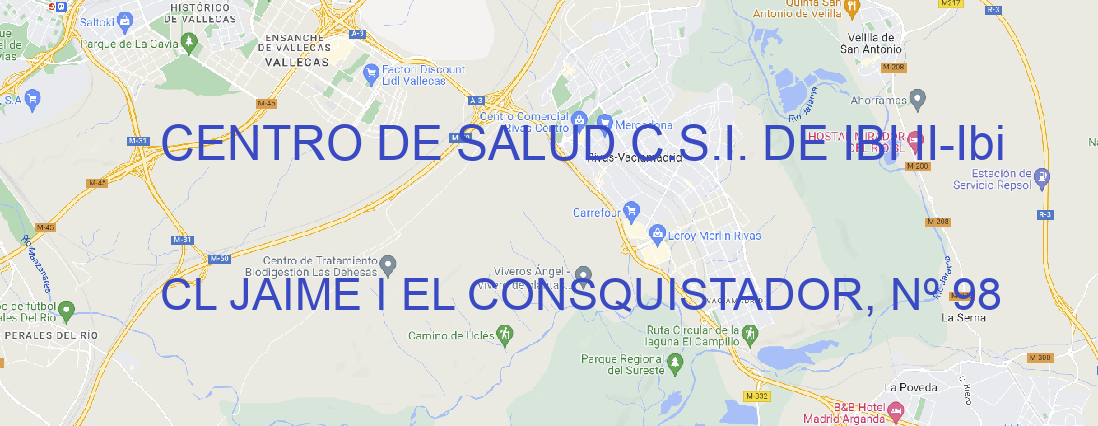 Oficina CENTRO DE SALUD C.S.I. DE IBI II Ibi