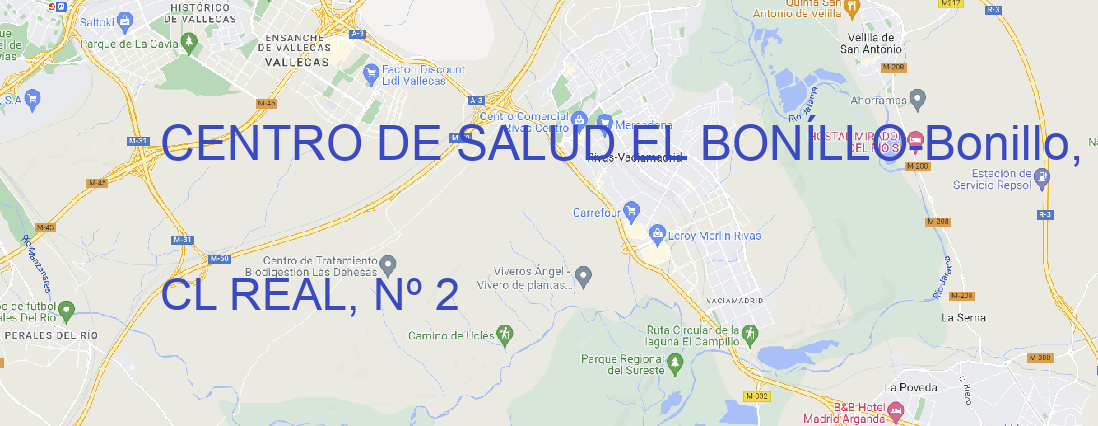 Oficina CENTRO DE SALUD EL BONÍLLO Bonillo, El