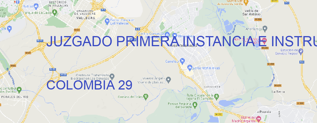 Oficina JUZGADO PRIMERA INSTANCIA E INSTRUCCION. 1 COSLADA